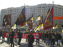 Русское Национальное шествие на первомай